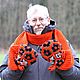 Сиреневый зверошарф с бегемотами "Киса и Ося". Шарфы. IRINA GRUDKINA Handmade Knitwear. Ярмарка Мастеров.  Фото №14