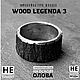 Кольцо обручальное оловянное  «Wood Legenda 3», Кольца обручальные, Жуковский,  Фото №1