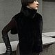 Манишка из меха норки. Мантии. YANA KRAFT BRAND. Ярмарка Мастеров.  Фото №11