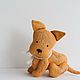 Игрушки зверята «Лис, собака, котик, заяц». Елочные игрушки. Saint Kitties. Ярмарка Мастеров.  Фото №6