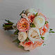 Свадебный букет невесты пионовидных роз и пионов. Свадебные букеты. Arina Mann Flowers. Интернет-магазин Ярмарка Мастеров.  Фото №2