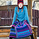 hand knitted dress cable knit wool dress long sleeve dress bright long, Dresses, Kiev,  Фото №1