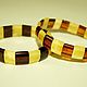 Bracelet made of natural amber with elastic band. Cuff bracelet. podaro4ek22. My Livemaster. Фото №6