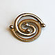 Vintage gold and silver tone brooch. Vintage brooches. Bijoudelice. Online shopping on My Livemaster.  Фото №2