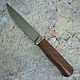 Knife 'Ladoga-1' 95h18 stab.ash. Knives. Artesaos e Fortuna. Online shopping on My Livemaster.  Фото №2