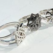 Русский стиль handmade. Livemaster - original item Ring symbol to choose from (2). Handmade.