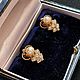 Винтаж: Винтажные клипсы Gold Smiths, жемчуг, Англия. Серьги винтажные. Английский дворик. Интернет-магазин Ярмарка Мастеров.  Фото №2