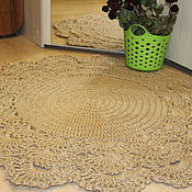 Для дома и интерьера handmade. Livemaster - original item Jute carpet 