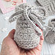 A gift for a newborn: a hat and booties for a boy gray. Gift for newborn. babyshop. Online shopping on My Livemaster.  Фото №2