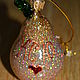 Pear on the tree. Christmas decorations. natalya-vitrail. Online shopping on My Livemaster.  Фото №2