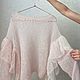 Заказать Свитер паутинка с воланами из кид мохера на шелке с люрексом. MY FLOWER KNITTING. Ярмарка Мастеров. . Свитеры Фото №3