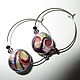Ring earrings MYSTERY of the THIRD PLANET. Congo earrings. Juliya Laborera. My Livemaster. Фото №4