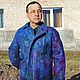 Men's felted jacket, Mens outerwear, Verhneuralsk,  Фото №1