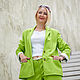  made of linen with shorts trousers skirts, Suits, Novosibirsk,  Фото №1