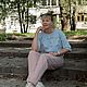 Свитшот голубой с монохромной вышивкой "Насекомые". Свитшоты. ИРИС Текстиль и Вышивка. Интернет-магазин Ярмарка Мастеров.  Фото №2