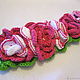 A flower crown Rose headband, hoops. Headband. Gala Devi (crochet design). My Livemaster. Фото №5