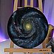 Заказать Картина маслом "Pinwheel Galaxy" d20см. Astro art by Green Lacerta✨. Ярмарка Мастеров. . Картины Фото №3