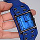 Order Men's wrist watch. Blue watch. FamilySkiners. Livemaster. . Watches Фото №3
