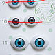 Eyes iris/fish realistic for dolls, toys 5, 6, 9, 14mm. Eyes and eyelashes. Prazukina_Dream. My Livemaster. Фото №4