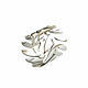 Silver leaf ring, ring leaves around your finger, Rings, Moscow,  Фото №1