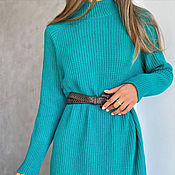 Одежда handmade. Livemaster - original item dresses: Knitted midi dress 