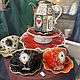 Лоскутный чайник. Чайники. Ceramic Tales by Valentina Fadeeva. Ярмарка Мастеров.  Фото №4