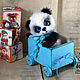 Panda Yung. Stuffed Toys. sToryToys. Интернет-магазин Ярмарка Мастеров.  Фото №2