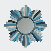 Для дома и интерьера handmade. Livemaster - original item Mirror: Mirror -the sun is blue. Handmade.