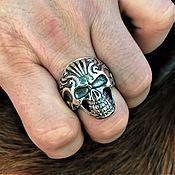 Украшения handmade. Livemaster - original item Ring Carved skull. Handmade.