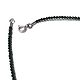Чокер из серебра и обсидиана 47 см. Чокер. Newstylejewelry. Интернет-магазин Ярмарка Мастеров.  Фото №2