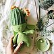 Cactus in the shape of a Bunny. Interior elements. ToysAndToys. My Livemaster. Фото №5