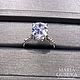 Заказать Кольцо серебро 925 пробы с фианитами бриллиантовой огранки. MARIA GUSEVA Fashion Jewelry. Ярмарка Мастеров. . Кольца Фото №3