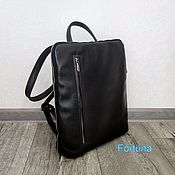 Сумки и аксессуары handmade. Livemaster - original item A4 leather backpack bag. Handmade.
