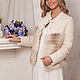 Jacket with fur ' Souffle '. Outerwear Jackets. Muar Furs. Online shopping on My Livemaster.  Фото №2