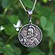 Medallion male-female with the image of Hayk Nahapet silver HH0075, Locket, Yerevan,  Фото №1