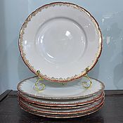 Винтаж handmade. Livemaster - original item A chic set of Comte Harrah plates, late 19th century (6861). Handmade.