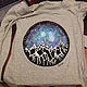Футболка размер S с рисунком "Горы 2". Футболки. Paintedshirts. Ярмарка Мастеров.  Фото №6