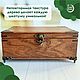 Шкатулка деревянная, массива дуба "палисандр" 21х13 см. Шкатулки. Лесная Сказка. Ярмарка Мастеров.  Фото №5