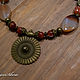 Necklace with locket agate 'Magic autumn'. Necklace. BijouSiberia. Online shopping on My Livemaster.  Фото №2