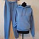 Traje deportivo,, Azul' .Atelier en línea. Tracksuits. Авторское ателье  ,,Олизе'. My Livemaster. Фото №4