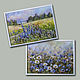 Paintings of wool Azure Summer (2 PCs), Pictures, Engels,  Фото №1
