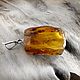 Amber. Pendant 'Under water' amber, silver. Pendants. Amber is a warm stone. My Livemaster. Фото №5