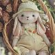 Тедди Зайка 29 см/ Teddy Bunny. Мишки Тедди. Cozy Josie. Ярмарка Мастеров.  Фото №11