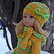 Sweater, scarf and hat for Paola Reina doll. Clothes for dolls. Clothes for dolls. DominikaSamara. Online shopping on My Livemaster.  Фото №2