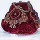 Beaded handbag 'Bordeaux'. Classic Bag. wool gifts. My Livemaster. Фото №6