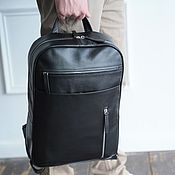 Сумки и аксессуары handmade. Livemaster - original item Leather backpack for men 