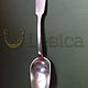 Spoon silver 84 Russia 19vek, Vintage Cutlery, Ramenskoye,  Фото №1