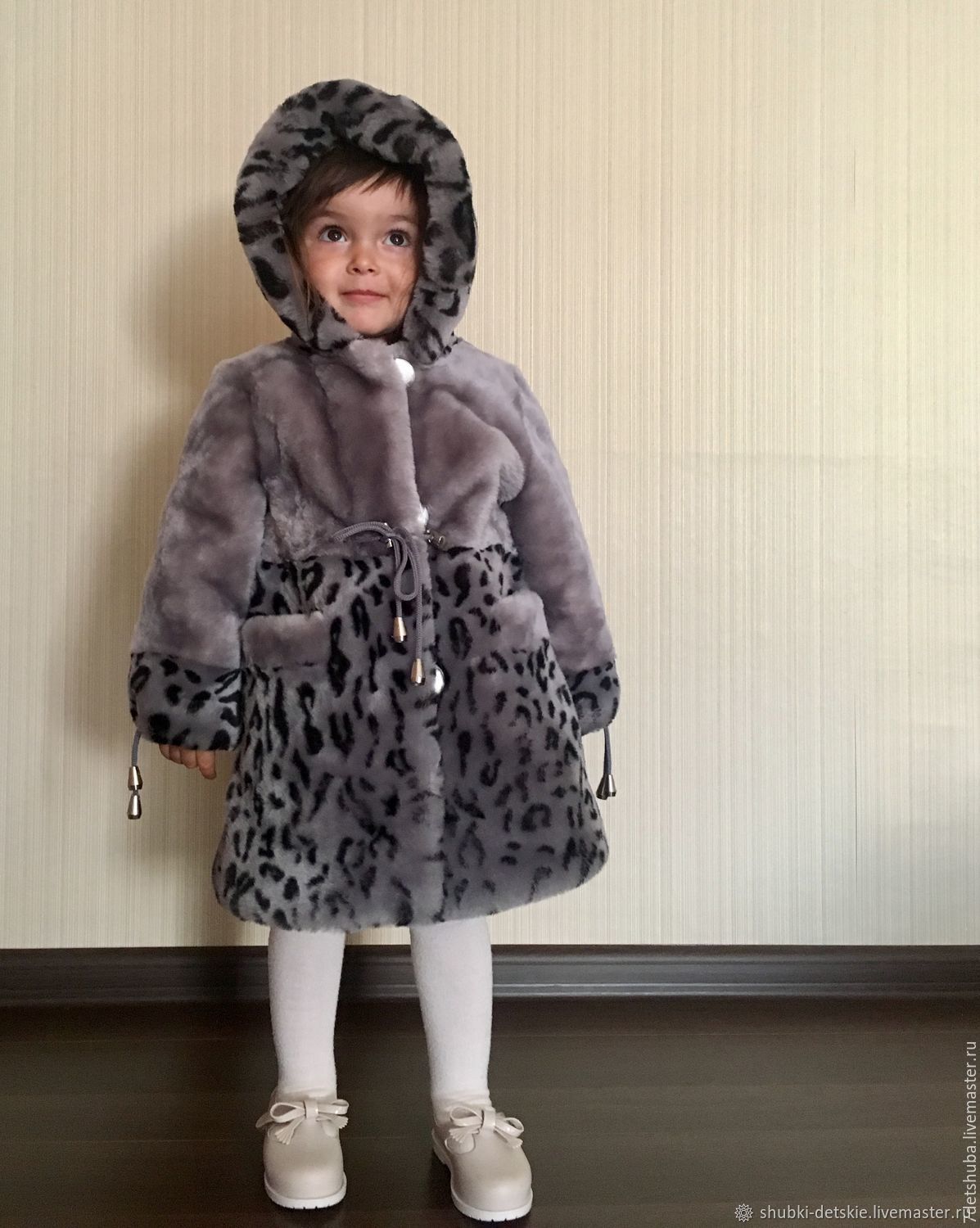Baby fur coat for baby 