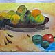 Batik painting ' Still Life with fruit'. Pictures. Batic.  Author's throw pillows. My Livemaster. Фото №6