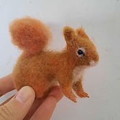 Куклы и игрушки handmade. Livemaster - original item A copy of the product Felt toy: Red squirrel. Handmade.
